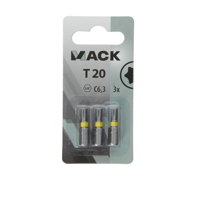 Load image into Gallery viewer, Mack 1018303 - schroefbit t20 l25mm 3st | 5 stuks
