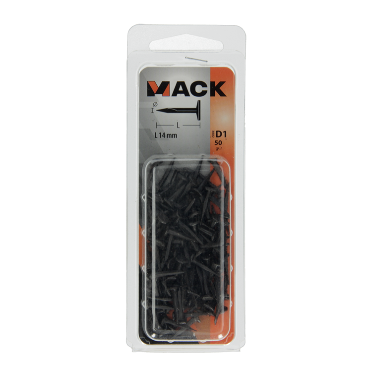 Load image into Gallery viewer, Mack 1017194 - bloknagel staal geblauwd 50 gr14 mm | 10 stuks
