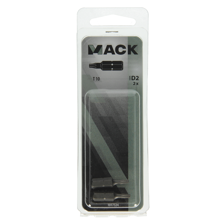 Load image into Gallery viewer, Mack 1017324 - torx schroefbit staal onbehandeld 2 st t 10 | 10 stuks
