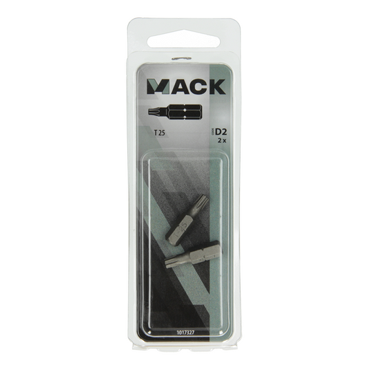 Mack 1017327 - torx schroefbit staal onbehandeld 2 st t 25 | 10 stuks