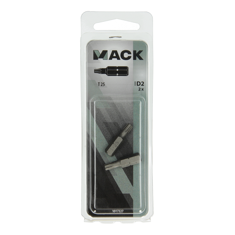 Afbeelding laden in galerijviewer, Mack 1017327 - torx schroefbit staal onbehandeld 2 st t 25 | 10 stuks
