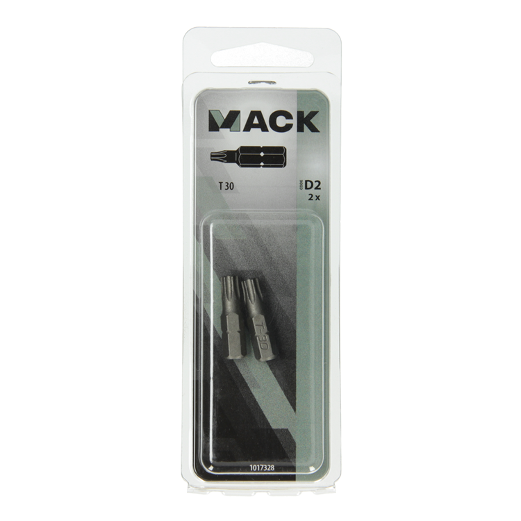 Afbeelding laden in galerijviewer, Mack 1017328 - torx schroefbit staal onbehandeld 2 st t 30 | 10 stuks
