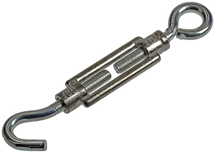 Load image into Gallery viewer, Mack 1008458 - 2 spanners oog + haak m6 x 60mm verzinkt | 10 stuks
