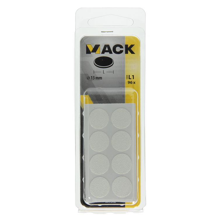 Load image into Gallery viewer, Mack 1017392 - zelfklevend afdekkapje kunstst.wit 96st 13 mm | 10 stuks
