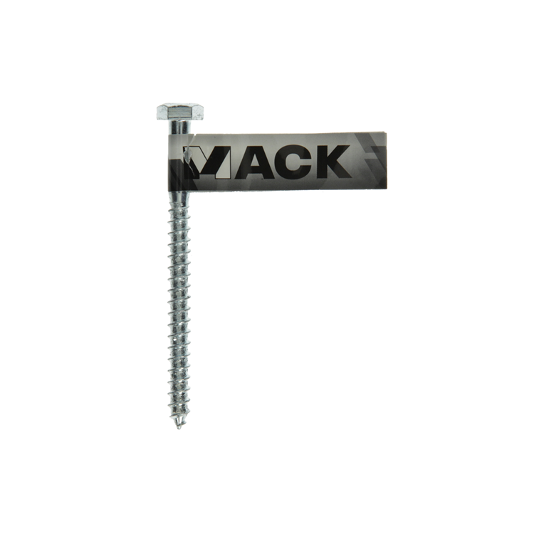 Afbeelding laden in galerijviewer, Mack 1017412 - houtdraadbout staal verzinkt 1 st 7 x 90 mm | 10 stuks
