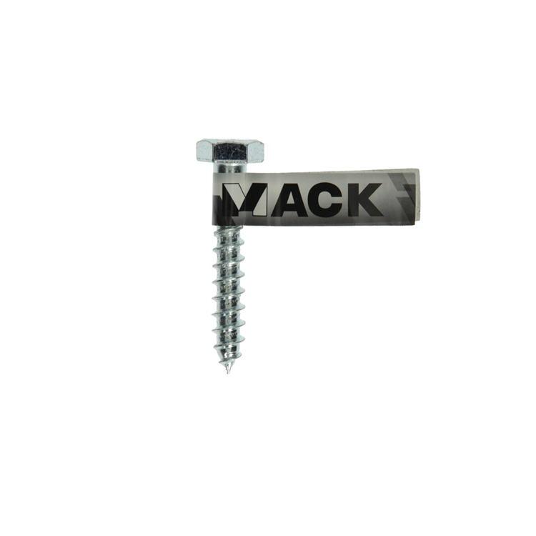 Afbeelding laden in galerijviewer, Mack 1017423 - houtdraadbout staal verzinkt 1 st 10 x 60 mm | 10 stuks
