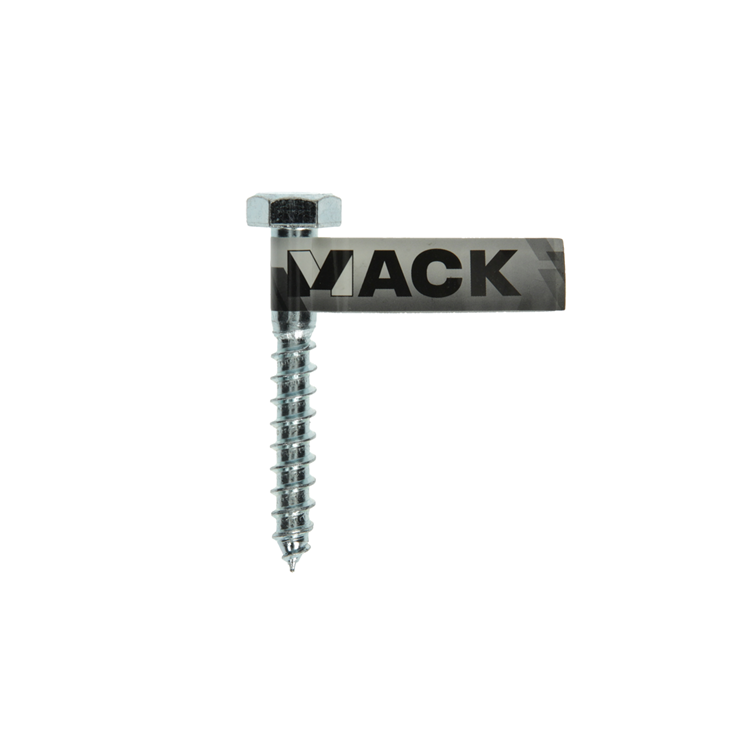 Afbeelding laden in galerijviewer, Mack 1017424 - houtdraadbout staal verzinkt 1 st 10 x 70 mm | 10 stuks
