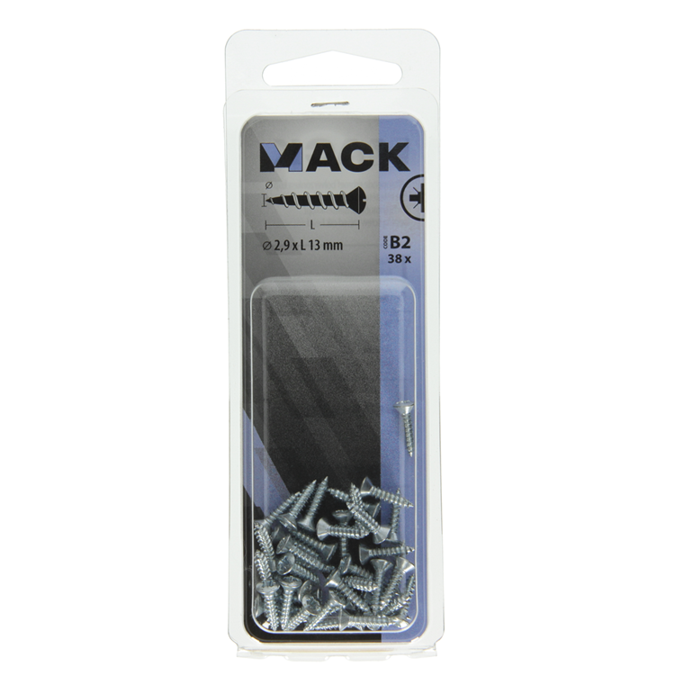 Load image into Gallery viewer, Mack 1017482 - zelftappende schroef bvk verz.38 st 2,9 x 13 mm | 10 stuks
