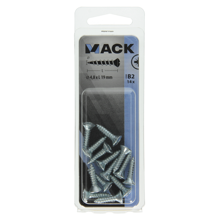 Load image into Gallery viewer, Mack 1017487 - zelftappende schroef bvk verz.14 st 4,8 x 19 mm | 10 stuks
