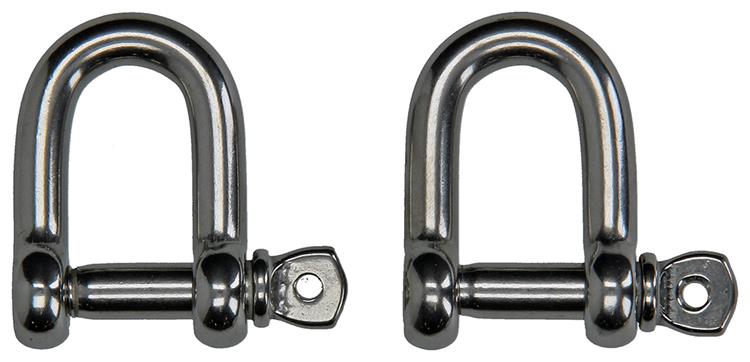 Load image into Gallery viewer, Mack 1008461 - 2 kelven recht 8mm inox | 10 stuks
