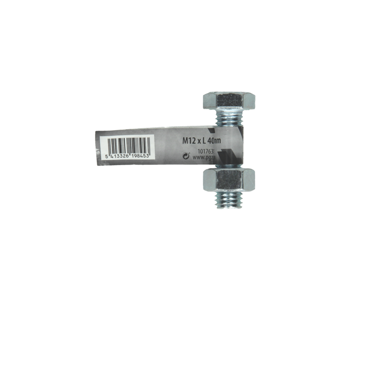 Afbeelding laden in galerijviewer, Mack 1017631 - mekaniekbout + moer staal verzinkt 1 st m12 x 40 mm | 10 stuks
