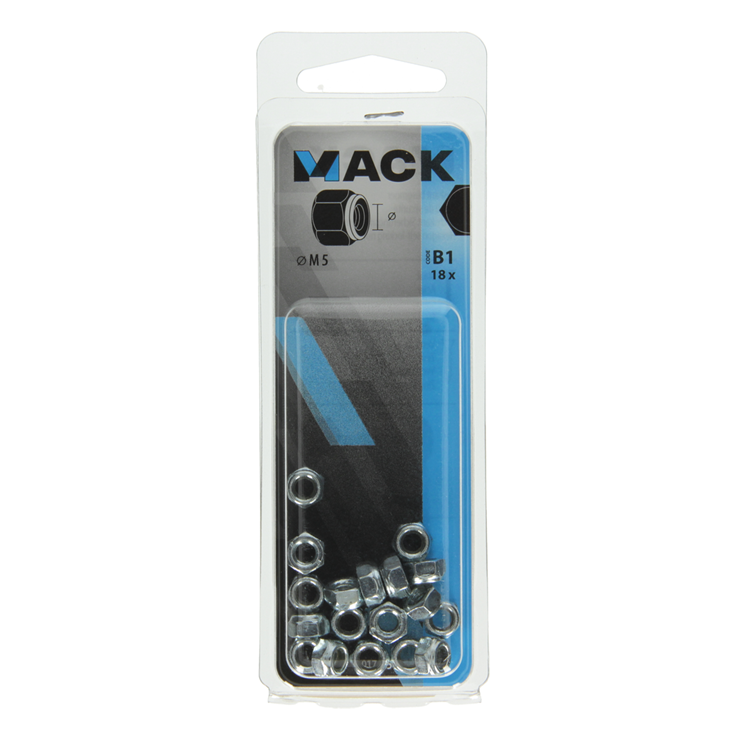 Load image into Gallery viewer, Mack 1017685 - zeskant borgmoer staal verzinkt 18 st m5 | 10 stuks
