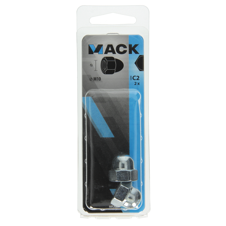 Load image into Gallery viewer, Mack 1017694 - zeskant dopmoer staal verzinkt2 st m10 | 10 stuks

