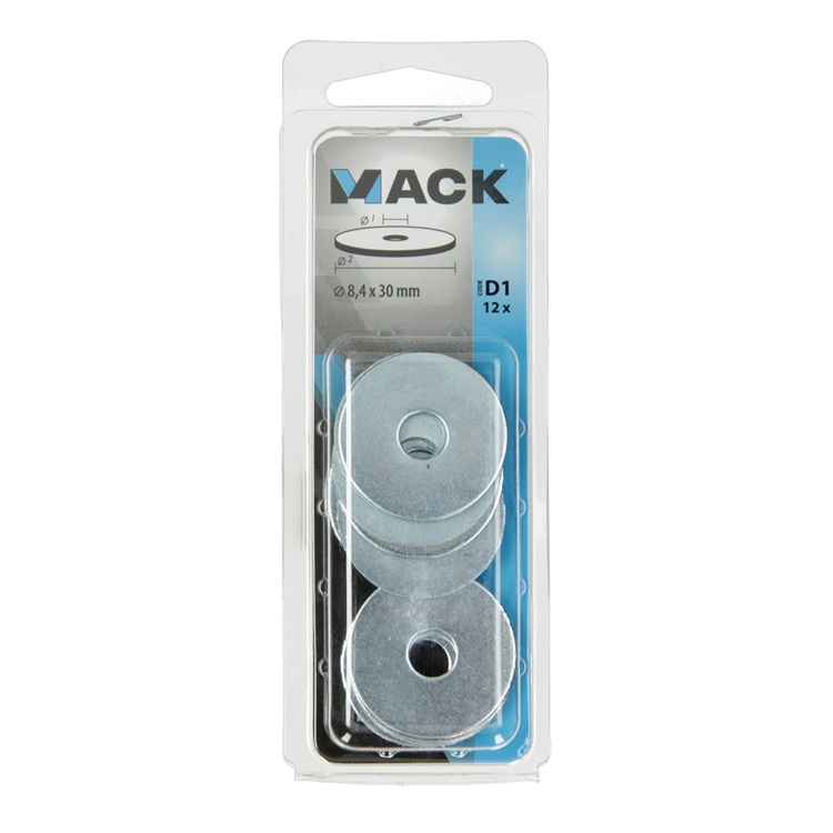 Load image into Gallery viewer, Mack 1017741 - carrosserie sluitring verzinkt12 st 8,4 x 30 mm | 10 stuks
