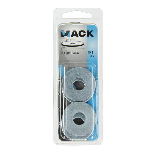 Mack 1017744 - carrosserie sluitring verzinkt8 st 13,0 x 35 mm | 10 stuks