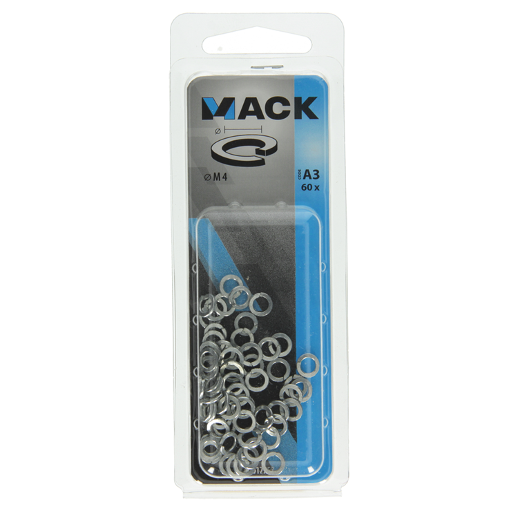 Load image into Gallery viewer, Mack 1017753 - veerring staal verz. 60st m4 | 10 stuks

