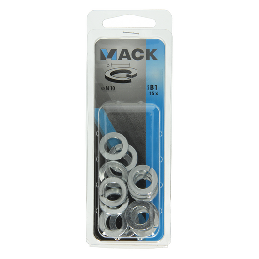Mack 1017757 - veerring staal verzinkt 15 st m 10 | 10 stuks