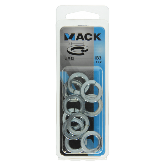 Mack 1017758 - veerring staal verzinkt 12 st m 12 | 10 stuks