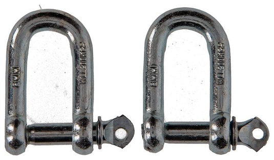 Mack 1008468 - 2 kelven recht 8mm verzinkt | 10 stuks