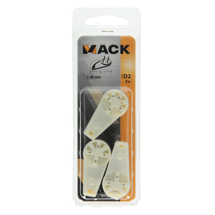 Load image into Gallery viewer, Mack 1017845 - betonhaak kunststof 3st 40mm | 10 stuks
