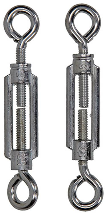 Mack 1008470 - 2 spanners 2 ogen m5 x 50mm verzinkt | 10 stuks