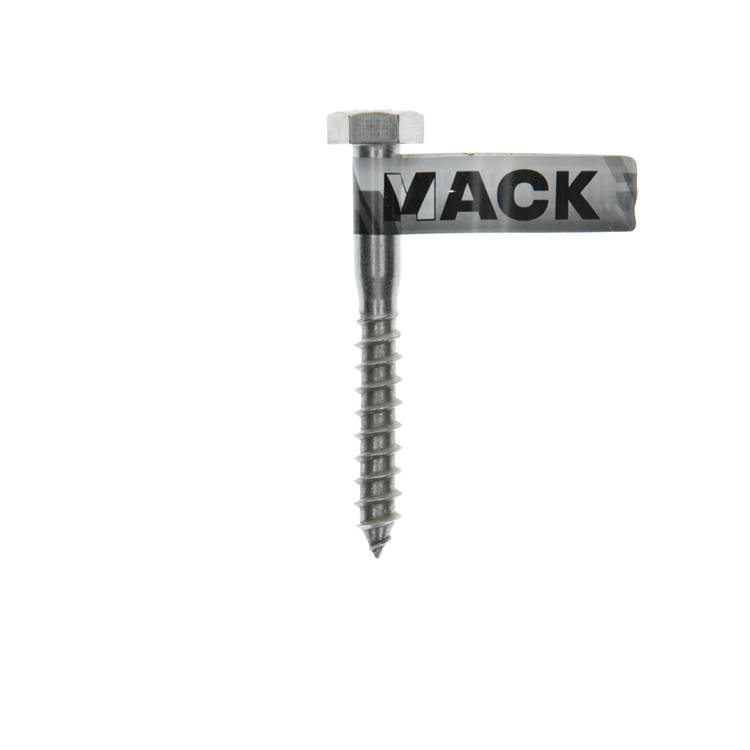 Load image into Gallery viewer, Mack 1019777 - houtdraadbout roestvrijstaal 1st 10 x 80 mm | 10 stuks
