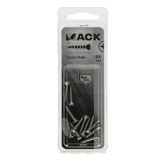 Mack 1019797 - zelftappende schroef bolvz.kopa2 12st 3,5 x 19 mm | 10 stuks