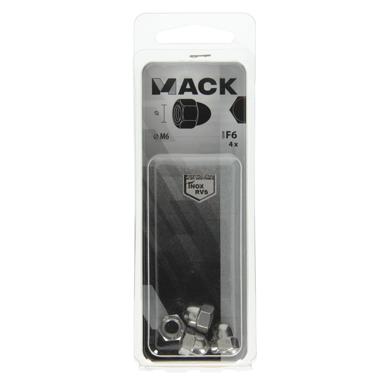 Load image into Gallery viewer, Mack 1019862 - zeskant dopmoer inox a2 4st m6 | 10 stuks
