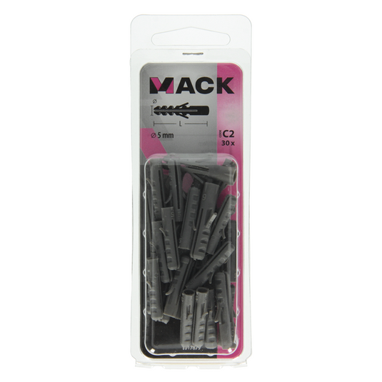 Mack 1017879 - plug polyethyleen 30 st 5 mm | 10 stuks