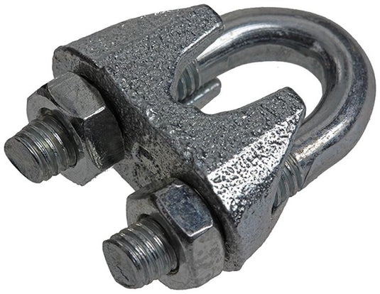 Mack 1008477 - 2 staaldraadklemmen 8mm verzinkt | 10 stuks