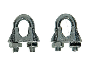 Mack 1008477 - 2 staaldraadklemmen 8mm verzinkt | 10 stuks