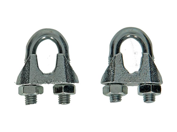 Load image into Gallery viewer, Mack 1008477 - 2 staaldraadklemmen 8mm verzinkt | 10 stuks
