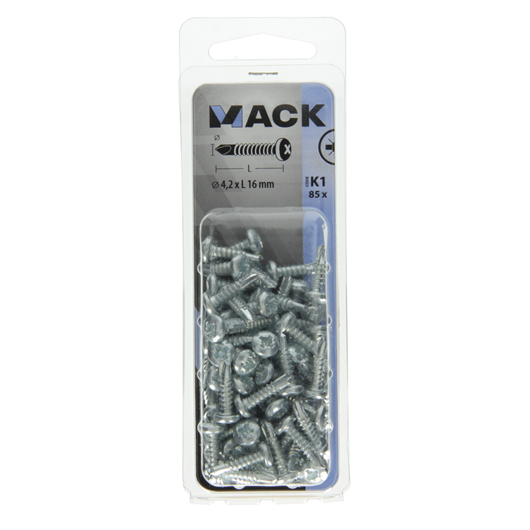 Load image into Gallery viewer, Mack 1018083 - zelfborende schroef cylkop verz. 85st 4,2 x 16 mm | 5 stuks
