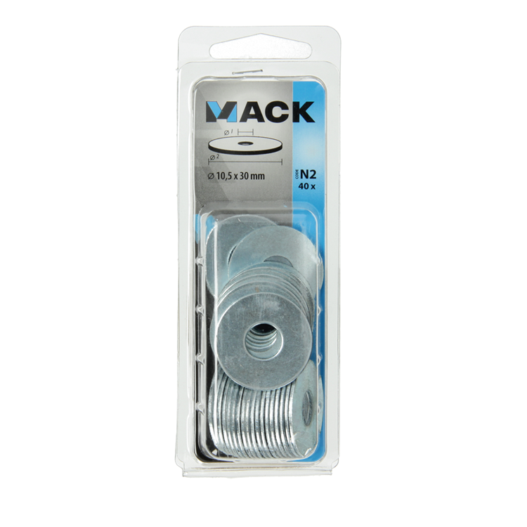 Load image into Gallery viewer, Mack 1018129 - carrosserie sluitring verzinkt40 st 10,5 x 30 mm | 5 stuks
