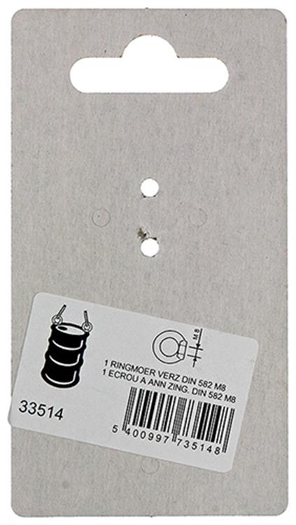 Load image into Gallery viewer, Mack 1008484 - 1 ringmoer din 582 m8 verzinkt | 10 stuks
