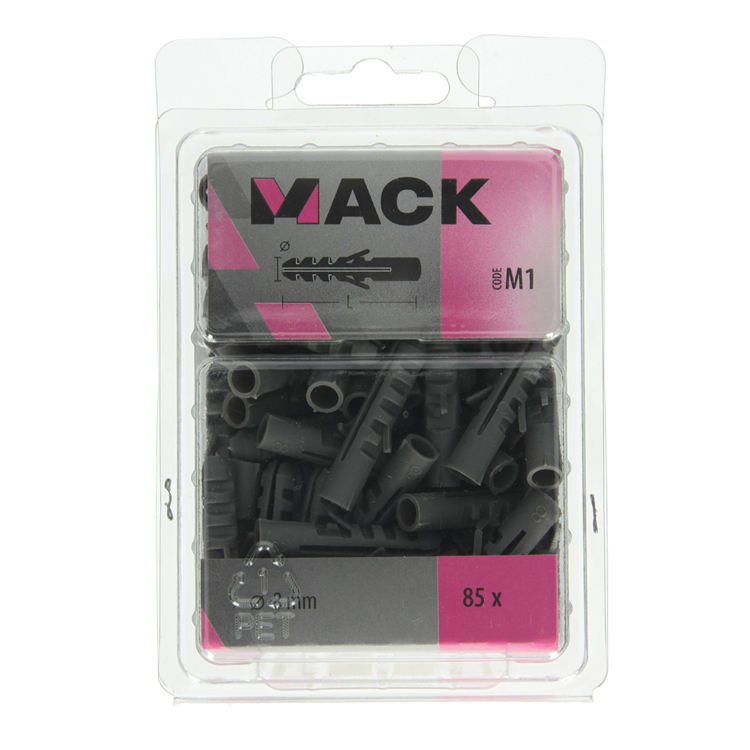 Load image into Gallery viewer, Mack 1018155 - plug polyethyleen 85 st 8mm | 3 stuks
