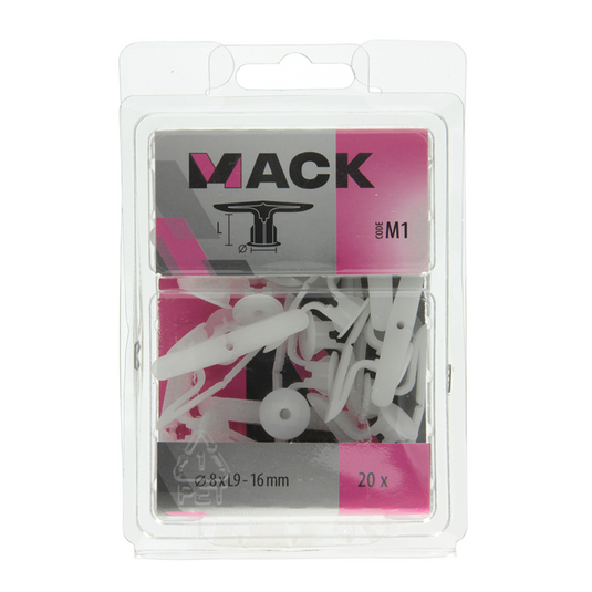 Mack 1018162 - hollewandplug nylon 20 st tb | 5 stuks