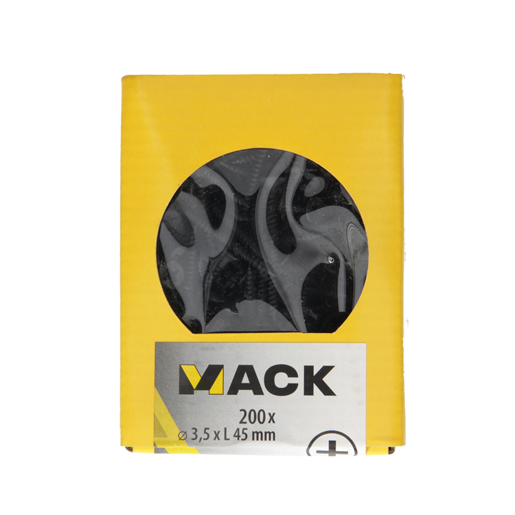 Load image into Gallery viewer, Mack 1020164 - gipsplaatschroef zwart gefosfat. 200 st 3,5 x 45 mm | 5 stuks
