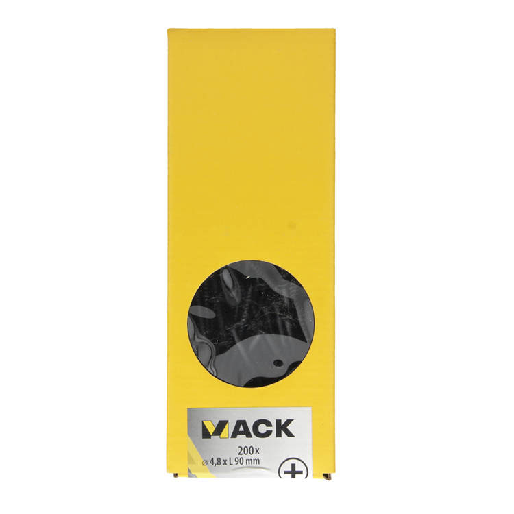 Load image into Gallery viewer, Mack 1020168 - gipsplaatschroef zwart gefosfat. 200 st 4,8 x 90 mm | 1 stuks
