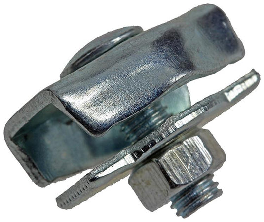 Mack 1008493 - 2 staaldraadklemmen 4mm simplex verzinkt | 10 stuks