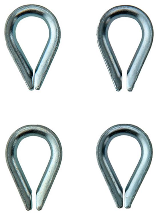 Load image into Gallery viewer, Mack 1008508 - 4 kousen 4mm verzinkt | 10 stuks
