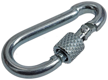 Mack 1008514 - 1 karabijnhaak + borgsl. 4 x 40mm verzinkt | 10 stuks