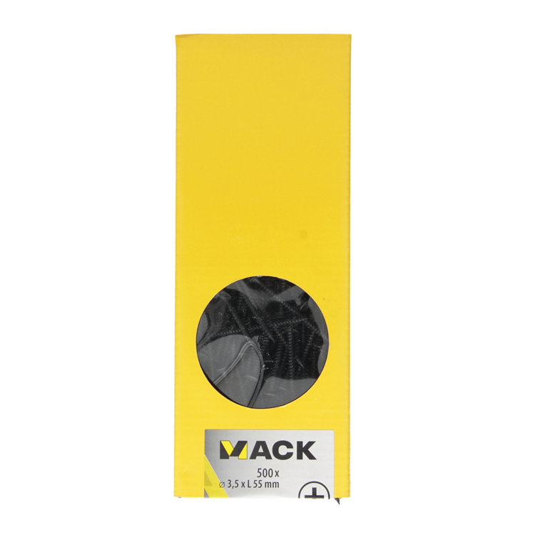 Load image into Gallery viewer, Mack 1020277 - gipsplaatschroef zwart gefosfat. 500 st 3,5 x 55 mm | 1 stuks
