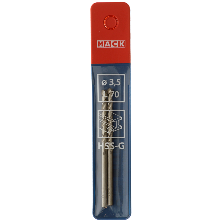 Load image into Gallery viewer, Mack 1018402 - metaalboor hss g din 338 ø 3,5 x 70 mm 2st | 5 stuks

