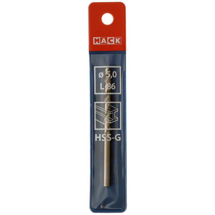 Load image into Gallery viewer, Mack 1018406 - metaalboor hss g din 338 ø 5,0 x 86 mm | 5 stuks
