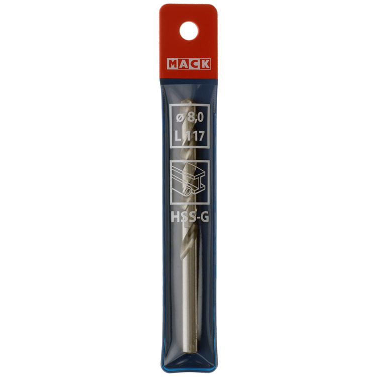 Load image into Gallery viewer, Mack 1018412 - metaalboor hss g din 338 ø 8,0 x 117 mm | 5 stuks

