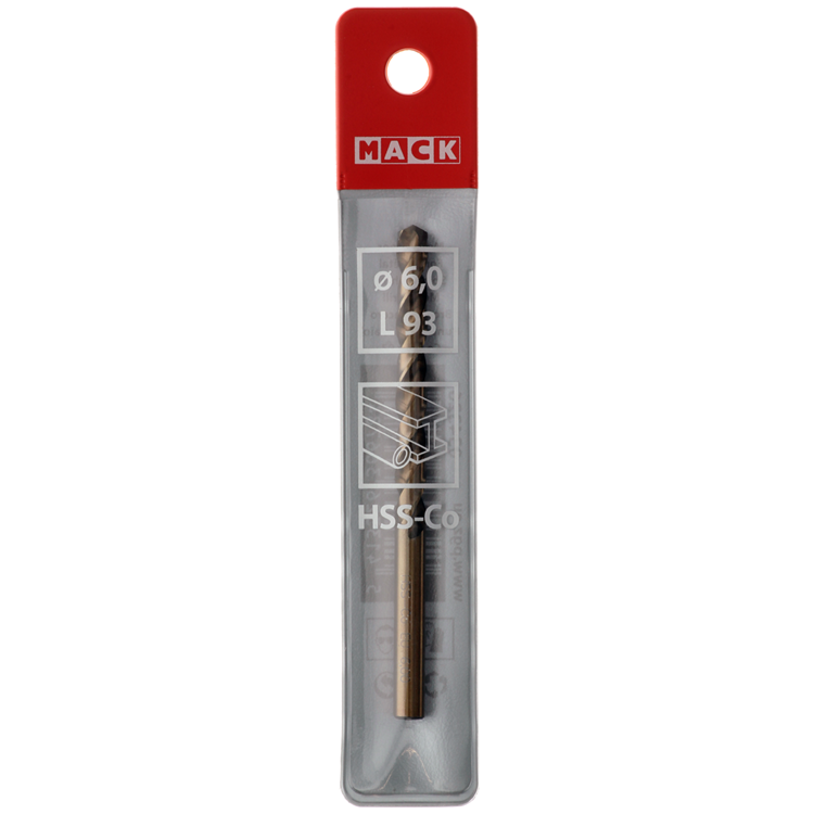 Load image into Gallery viewer, Mack 1018428 - metaalboor hss co5% din 338 ø 6,0 x 93 mm | 5 stuks
