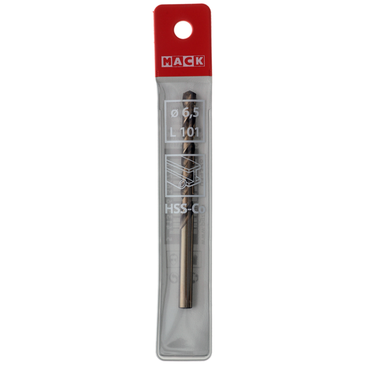 Load image into Gallery viewer, Mack 1018429 - metaalboor hss co5% din 338 ø 6,5 x 101 mm | 5 stuks
