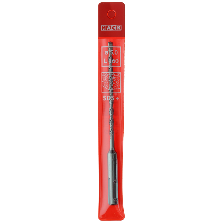 Afbeelding laden in galerijviewer, Mack 1018477 - hamerboor sds + ø 5,0 x 160 mm | 5 stuks
