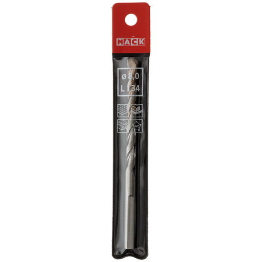 Mack 1018500 - universele multi boor ø 8,0 x 134 mm | 5 stuks